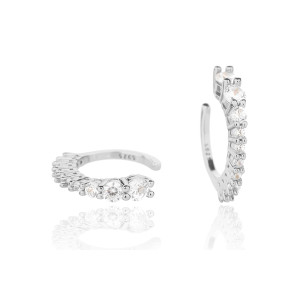Brincos de prata 925 estilosos no atacado | Brincos de design elegante para mulheres