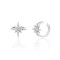 925 Sterling Silver Ear Cuffs | Classic Fashion Zircon Ear Cuffs Jewelry For Women