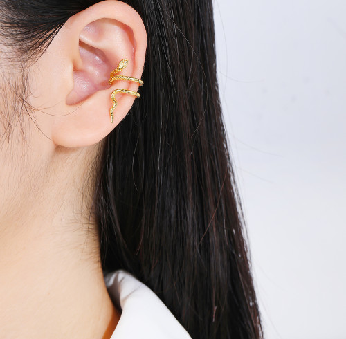 Custom 925 Silver 18k Gold Ear Cuffs |Women's Personalized Trendy Ear Cuff Earrings