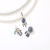 Customized Personalized Silver Pendant | Classic Zircon 925 Sterling Silver Pendant For Women