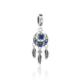 Customized Personalized Silver Pendant | Classic Zircon 925 Sterling Silver Pendant For Women