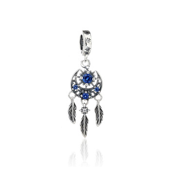 Customized Personalized Silver Pendant | Classic Zircon 925 Sterling Silver Pendant For Women