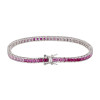 Bracciale tennis in zircone personalizzato dal produttore | Bracciale tennis classico in argento sterling per donna