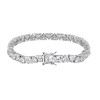 Bracciale tennis all'ingrosso con zirconi cubici | Bracciale tennis con ciondolo in argento 925 per donna
