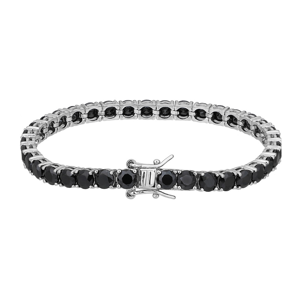 Women's Silver Tennis Bracelet