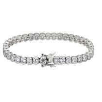 Fashion Charm Tennis Bracelet | 925 Sterling Silver Classic Women's Tennis Bracelet