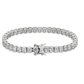Fashion Charm Tennis Bracelet | 925 Sterling Silver Classic Women's Tennis Bracelet