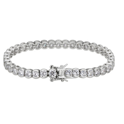 Fashion Charm Tennis Bracelet | 925 Sterling Silver Classic Women's Tennis Bracelet