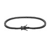 Pulseiras de tênis vintage personalizadas | Pulseira de tênis feminina de prata esterlina 925 com zircônia preta