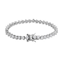Wholesale Sterling Silver Cubic Zirconia Tennis Bracelet | Fashion Jewelry Tennis Bracelet For Women