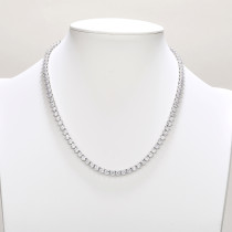 Wholesale Cubic Zirconia Tennis Necklace | 925 Silver Exquisite Women's Tennis Necklace