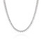 Custom 925 Sterling Silver Tennis Necklace | Classic Cubic Zirconia Tennis Necklaces For Women