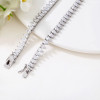 Collana da tennis personalizzata in argento sterling 925 | Collane da tennis classiche con zirconi cubici per donna
