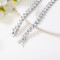 Fashion Classic Zircon Tennis Necklace | 925 Sterling Silver Women's Tennis Necklace