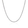 Collana da tennis classica alla moda con zirconi | Collana da tennis da donna in argento sterling 925
