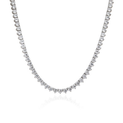 Fashion Classic Zircon Tennis Necklace | 925 Sterling Silver Women's Tennis Necklace