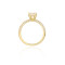 Wholesale 925 Sterling Silver Engagement Ring | Luxury Zircon 18k Gold Ring For Women
