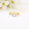 Wholesale 925 Sterling Silver Engagement Ring | Luxury Zircon 18k Gold Ring For Women