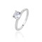 Custom Women's 925 Silver Wedding Rings | Exquisite Zircon Sterling Silver Ring Jewelry