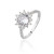 Custom 925 Sterling Silver Wedding Engagement Ring | Light Luxury Zircon Ring For Women