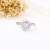 Custom 925 Sterling Silver Wedding Engagement Ring | Light Luxury Zircon Ring For Women