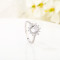 Custom 925 Sterling Silver Wedding Engagement Ring | Light Luxury Zircon Ring For Women