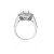 New Produce Zircon Women's 925 Silver Ring | Exquisite Vintage Silver Engagement Ring