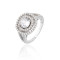 New Produce Zircon Women's 925 Silver Ring | Exquisite Vintage Silver Engagement Ring