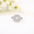 New Produce Zircon Women's 925 Silver Ring | Exquisite Vintage Silver Engagement Ring