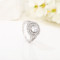 New Produce Zircon Women's 925 Silver Ring | Exquisite Vintage Silver Engagement Ring