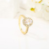 Anillos clásicos de plata de ley 925 de 18 quilates para mujer al por mayor | Anillos de compromiso de lujo para boda
