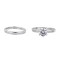 Customized 925 Sterling Silver Couple Rings | Exquisite Engagement Ring Sets For Couples