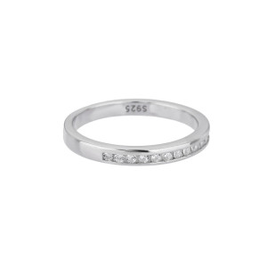 Anillos de pareja personalizados de plata de ley 925 | Exquisitos conjuntos de anillos de compromiso para parejas