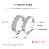 Anillos de compromiso de pareja con circonita al por mayor | Anillos de pareja personalizados en plata de ley 925