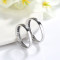 925 Sterling Silver Couples Wedding Ring Sets | Fashionable Simple Engagement Rings For Couple
