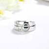 Anillos de compromiso personalizados al por mayor | Anillos de boda de plata 925 para parejas