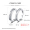 Wholesale Wedding Simple Couple Ring | S925 Sterling Silver Ring Designs For Couples