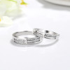 Anelli di coppia semplici per matrimonio all'ingrosso | Anelli in argento sterling S925 per coppie