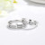 Wholesale Wedding Simple Couple Ring | S925 Sterling Silver Ring Designs For Couples