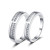 Wholesale Wedding Simple Couple Ring | S925 Sterling Silver Ring Designs For Couples