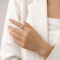 Wholesale Colored Zircon Vintage Silver Ring  | Exquisite 925 Sterling Silver Fashion Ring Women