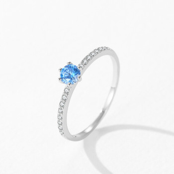 Customized Sterling Silver 925 Ring | Fine Jewelry Cubic Zirconia Ring For Women