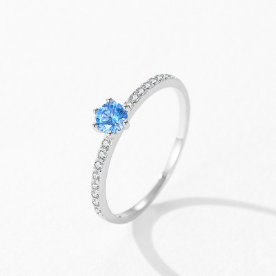 Customized Sterling Silver 925 Ring | Fine Jewelry Cubic Zirconia Ring For Women