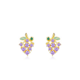 Wholesale 925 Sterling Silver Stud Earrings | Exquisite Zircon Earrings For Women