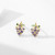 Wholesale 925 Sterling Silver Stud Earrings | Exquisite Zircon Earrings For Women