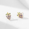 Wholesale 925 Sterling Silver Stud Earrings | Exquisite Zircon Earrings For Women