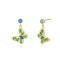 Wholesale Fashion Sterling Silver Earrings | Elegant Butterfly Zircon Stud Earrings