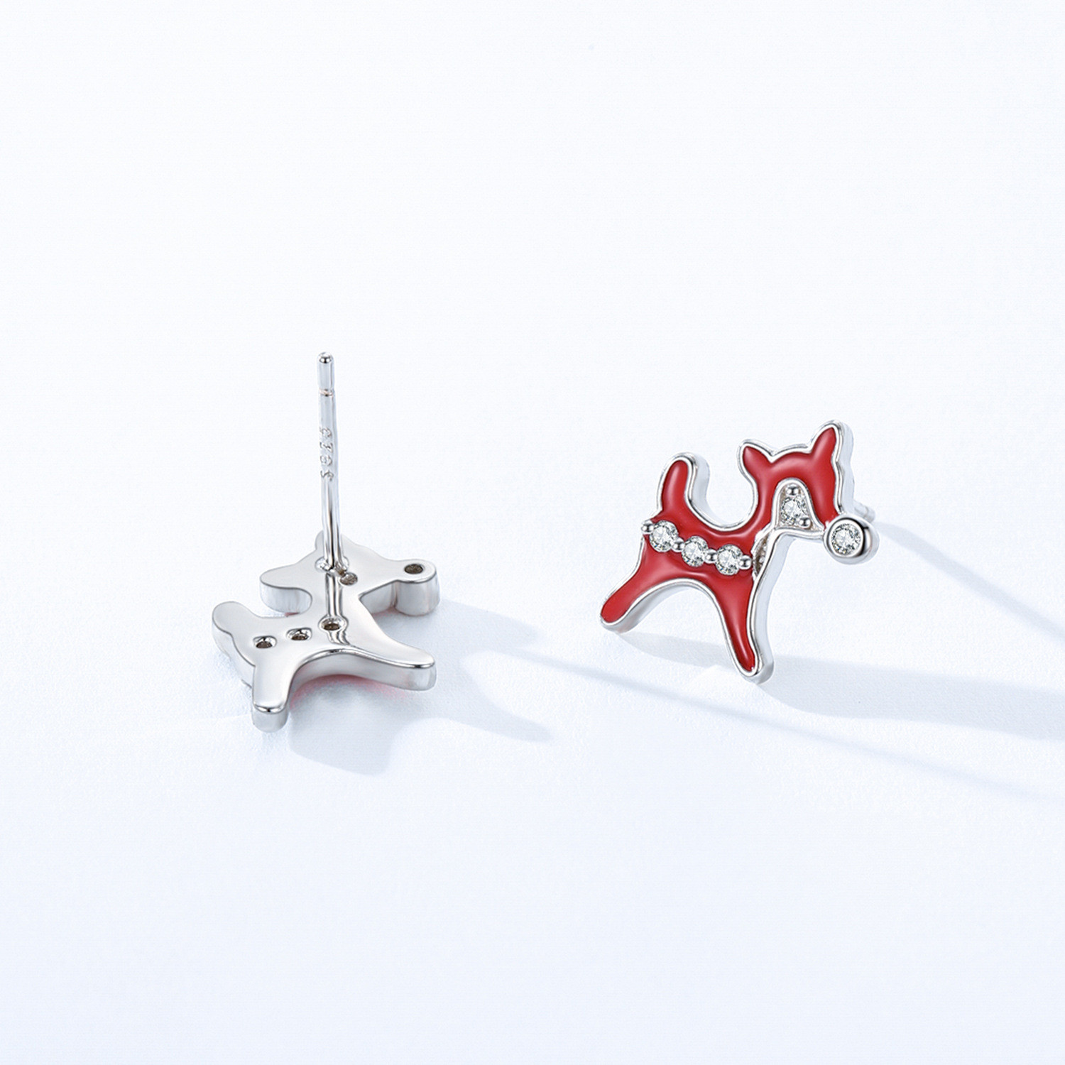 Elk Silver Earrings