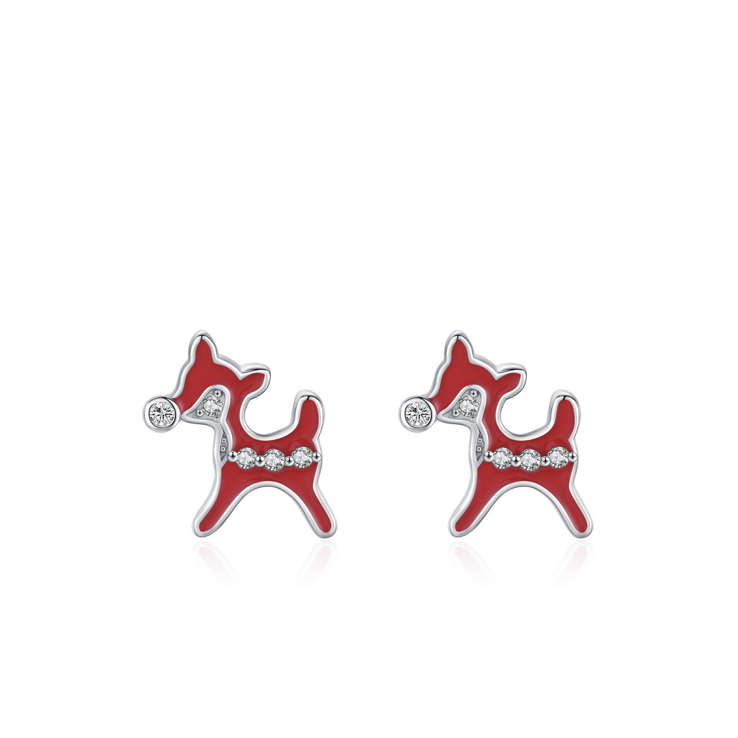 Elk Silver Earrings