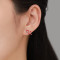 Wholesale Sterling Silver 925 Zircon Earrings | Christmas Reindeer Stud Earrings For Women Silver